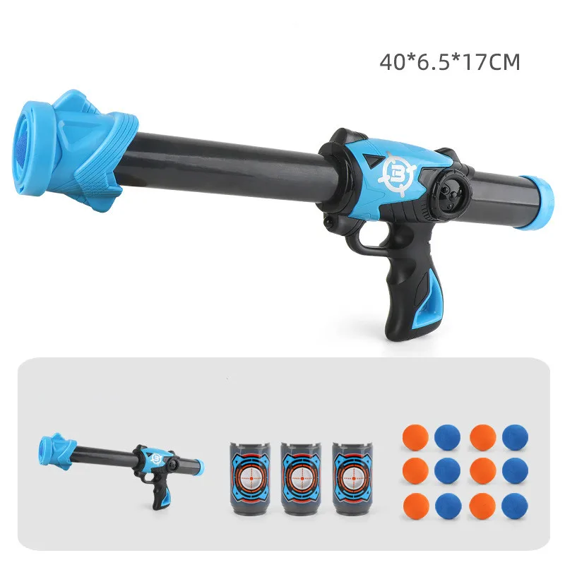 

Children's New EVA Ejection Soft Bullet Toy Gun Douyin Same Toy Boy Shooting Battle Toy Air Powered Gun Have a Good Quality
