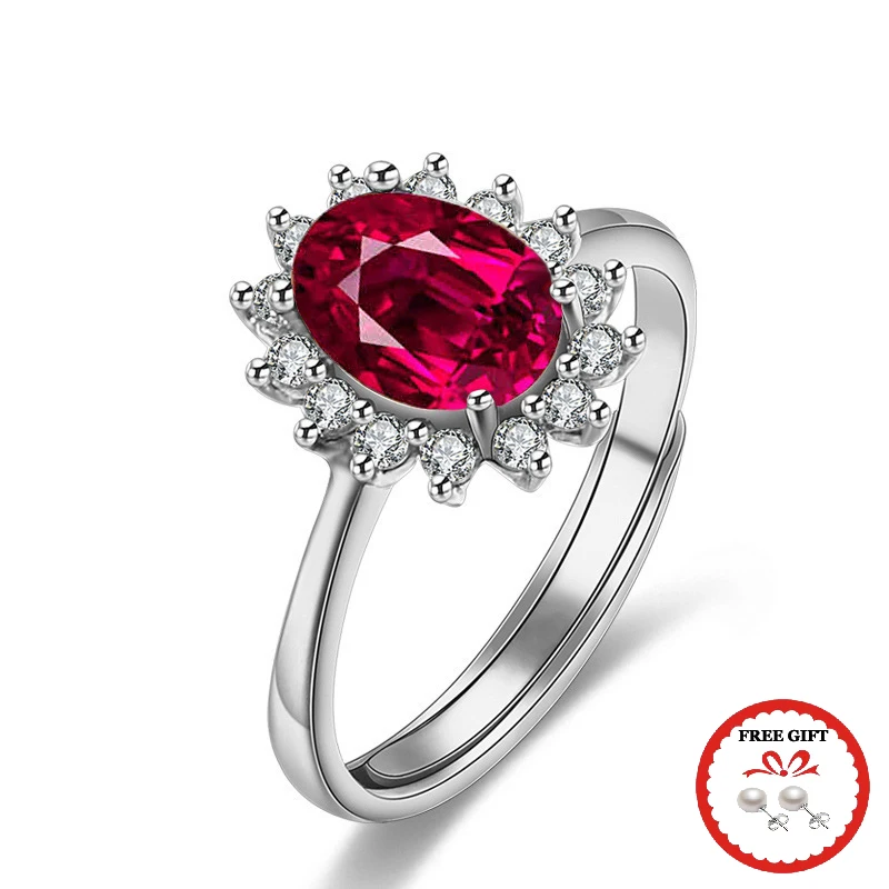 Мода 925 серебряные ювелирные изделия кольца для женщин свадьбы помолвки вечерние