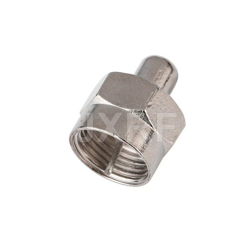 Коннектор JXRF радиочастотный коаксиальный адаптер F мужской концевой Фиксатор с