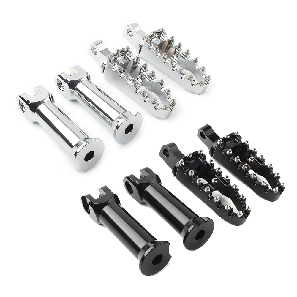 Motorcycle Foot Rest Pegs Mount Assembly For Harley Softail FXLR FXFB FXBR FXBB FLSL FLSB FLHC FLFBS FLDE 2018-2020 Chrome/Black