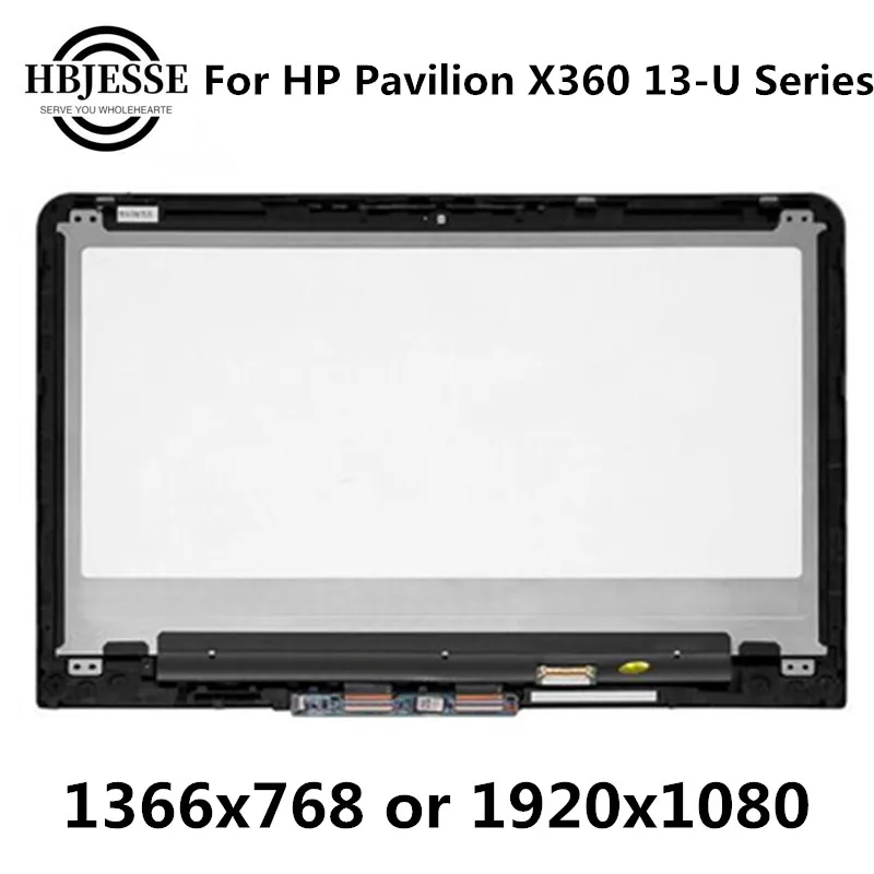 ЖК дисплей 13 3 дюйма для серии HP Pavilion X360 U 13U сенсорный экран дигитайзер стекло +