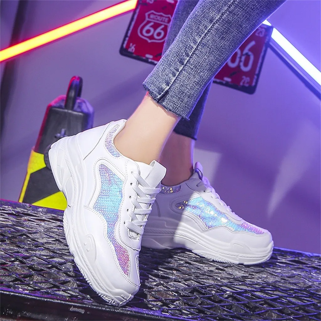 Женская обувь Новинка 2019 года массивные кроссовки для женщин Вулканизированная