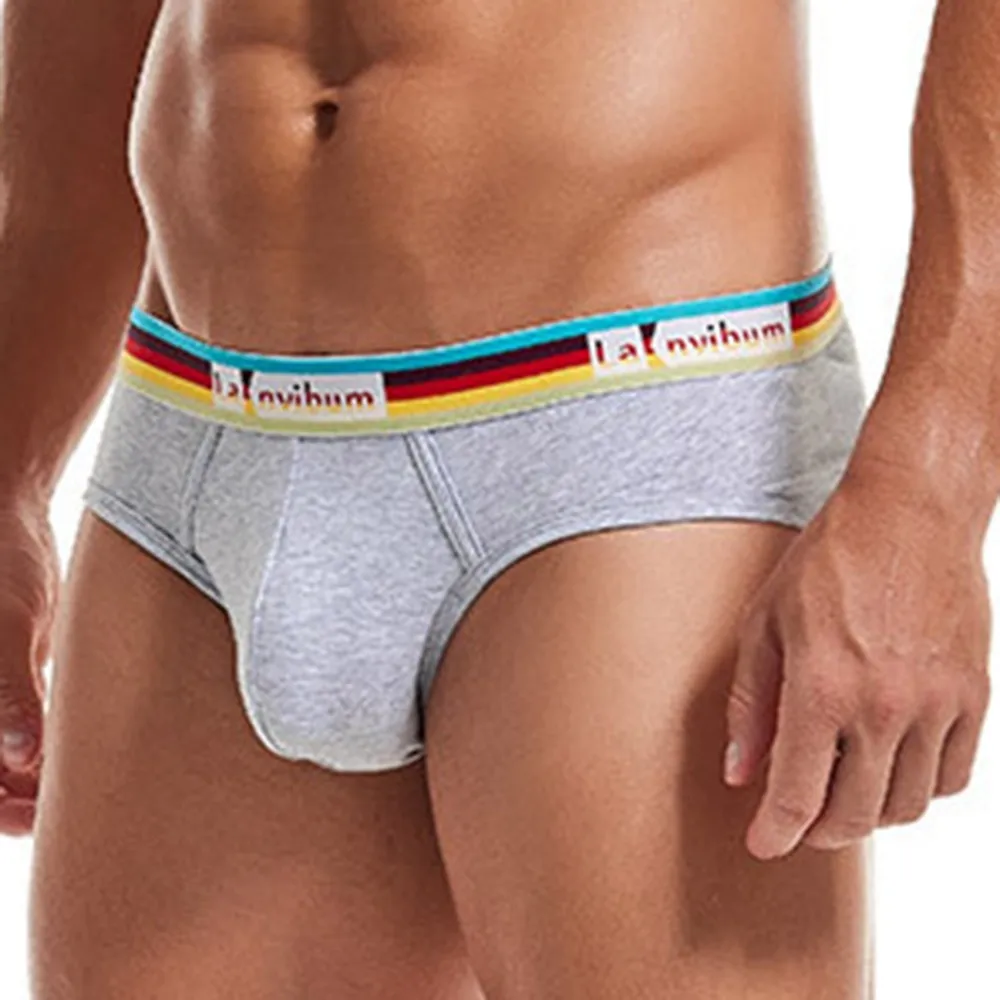 

Men Trunk Underwear Boxer Shorts Breathable Cotton Blend Elastic Mid Waist Brief Fashion Sport Shorts Bottom Pants Inmitate Male