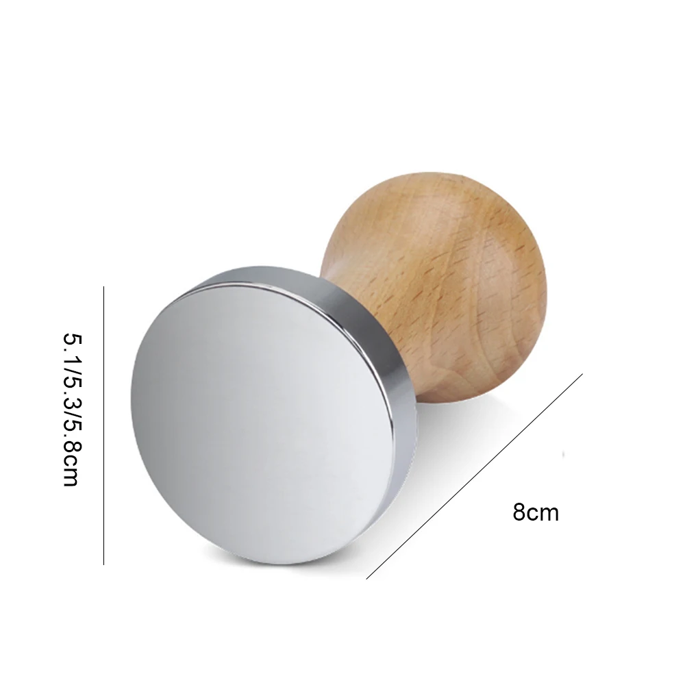 

304 Stainless Steel Coffee Tamper 51MM/53MM/58MM Coffee Distributor Coffee Powder Hammer Customized Coffee Accessories