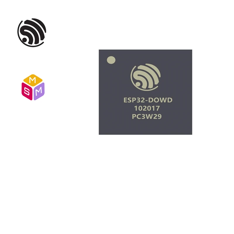 

Espressif Systems SoC 19.5 dBm L2CAP GAP GATT SMP GATT BluFi SPP-like 32-bit MCU 2.4 GHz Wi-Fi Blue tooth LE Chip ESP32-D0WD