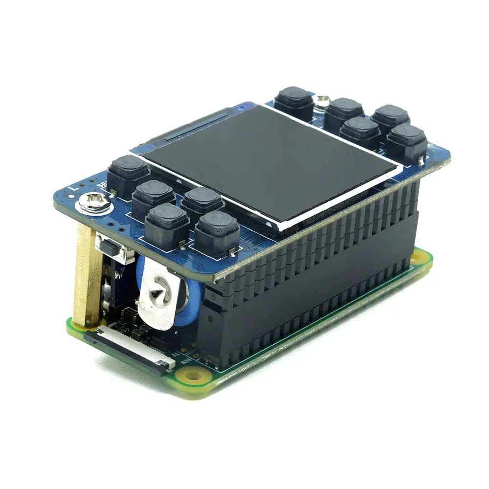 Raspberry Pi zero Game pi 1 54 дюйма ЖК-дисплей с функцией зарядного устройства для наушников