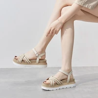 sandals women 2021 summer new trend muffin and roman shoes increase versatile casual sandals wholesale