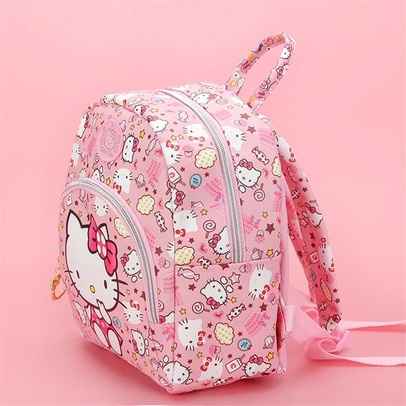 Популярный детский мини рюкзак HELLO KITTY женская сумка для отпуска из искусственной