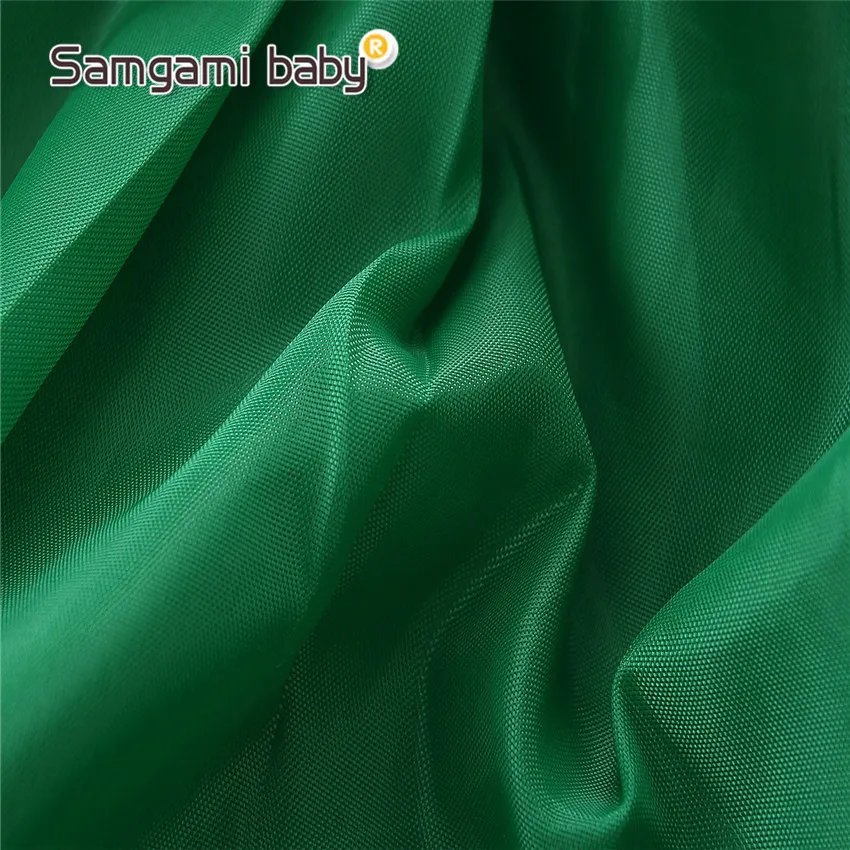 

2020 baby children's clothing cute green striped christmas girl with long sleeves