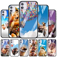 up disney movie for apple iphone 12 pro max mini 11 pro xs max x xr 6s 6 7 8 plus luxury tempered glass phone case