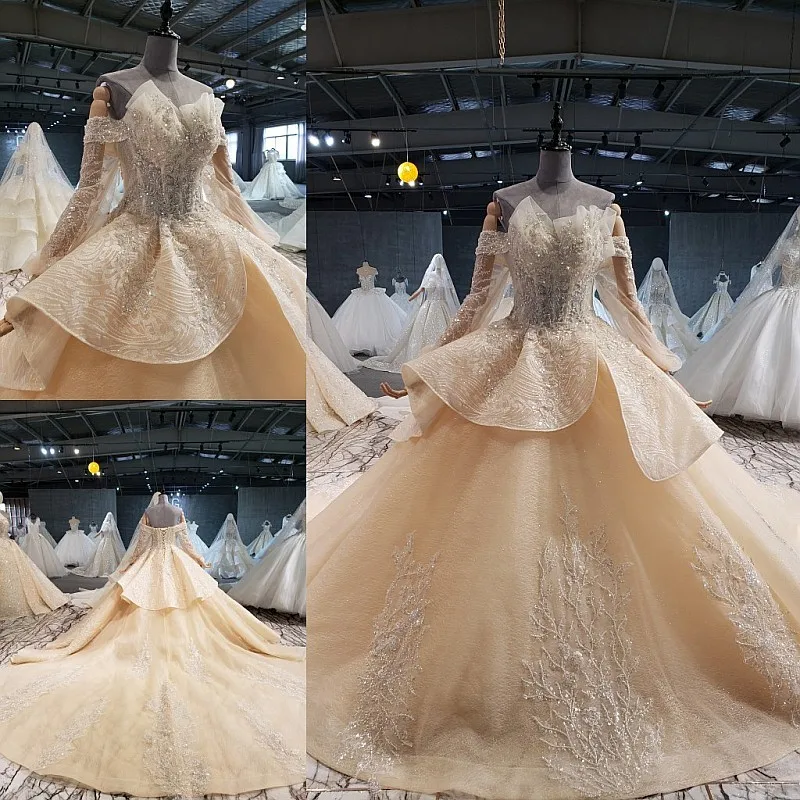 Специальные свадебные платья с открытыми плечами שמלlace кружево сзади ручной