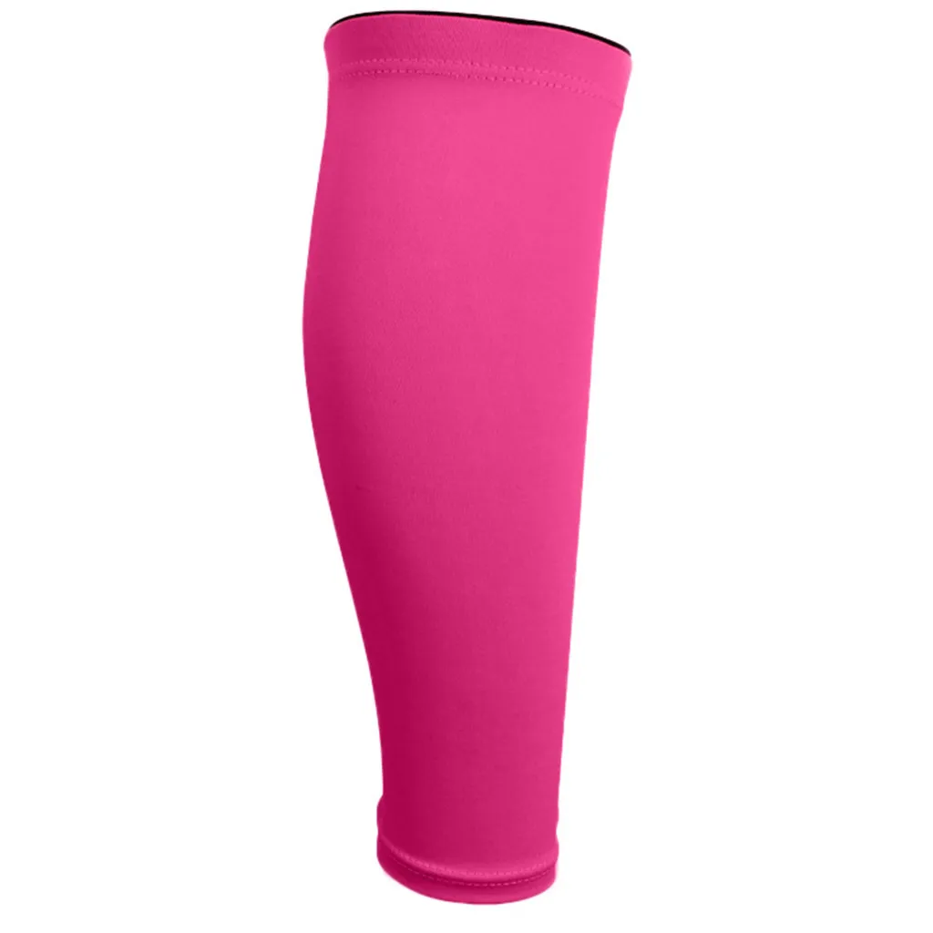 Hot Pink Голень компрессионный рукав для ног Поддержка голени шина и голень облегчение боли Спортивная защита голени ноги Компрессионные носки - Цвет: Hot Pink