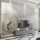 Пользовательские Настенные обои Европейский стиль 3D цветок мраморный узор фото гостиная диван ТВ фон домашний декор Papel De Parede