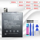 Аккумулятор для Xiaomi Redmi Note 2 3 4 4X 5 5A 6 7 Pro, модель BM42 BM45 BM46 BN31 BN41 BN43 BN45 BN48 BN4A BM 46 BN 31 41 43 45 48