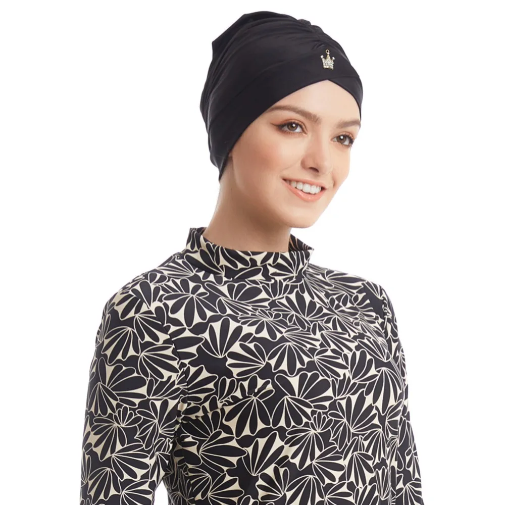 Скромный Мусульманский купальник HAOFAN купальный костюм из Буркини с полным