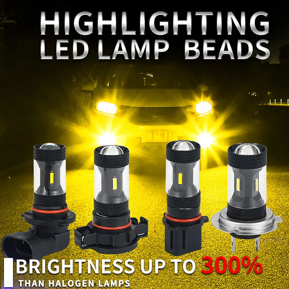 

H7 Led Auto LED lights 2pcs H7/H11/H8 36W Car Headlight Bulb High Lumen Super Bright Ultra CSP Chips Front Fog Lamps