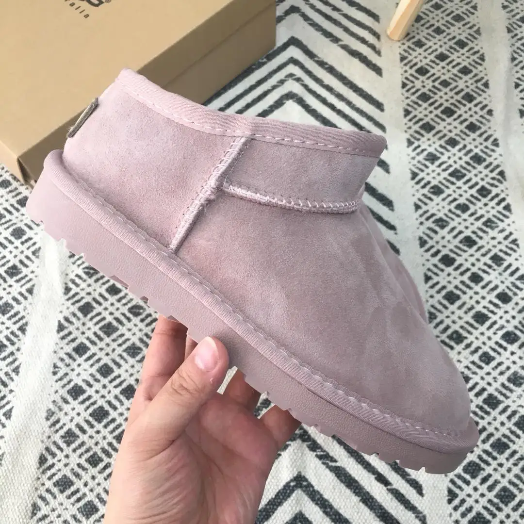 New Fashion Top Quality Women Snow Boots Warm Wool Winter Genuine Sheepskin Leather Natural Fur Shoes Ankle | Обувь