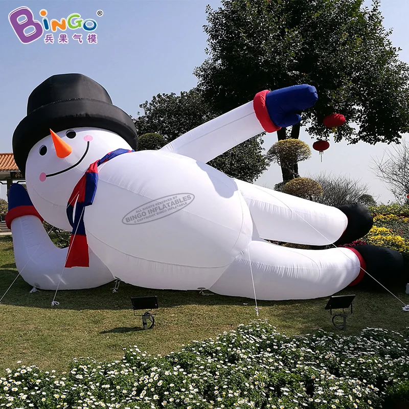 6 м надувной снеговик укладка 20 футов гигантский для Рождественского украшения