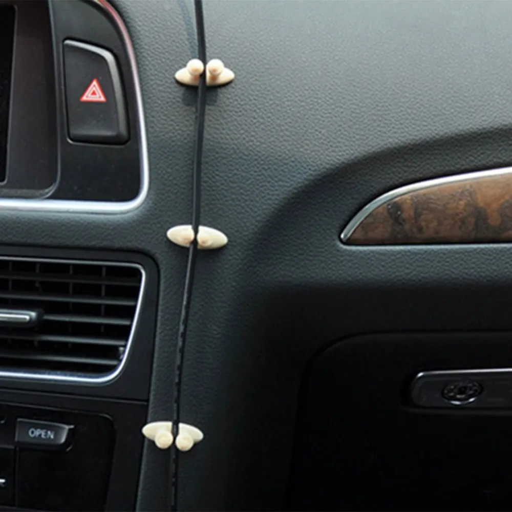 

New 8pcs/Lot Auto Convenient Multipurpose Beam Line Car Cable Connector Quick Finishing Clamping Clip Buckle Black