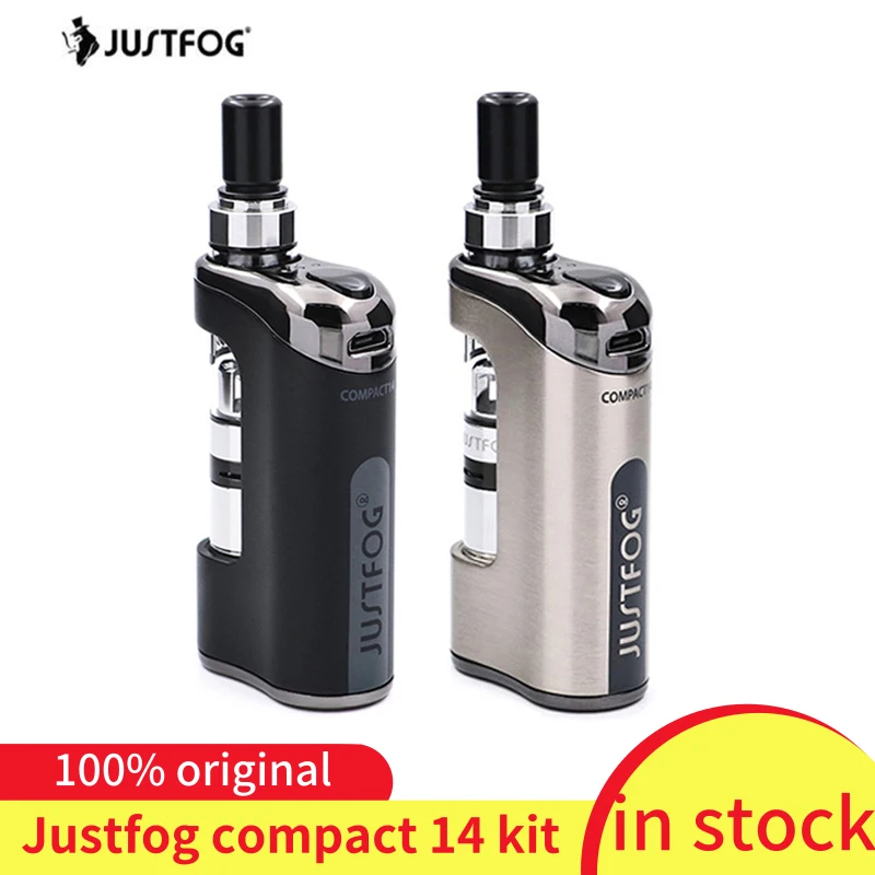 В наличии! Justfog Compact 14 Kit 1500mah Встроенный аккумулятор электронная сигарета