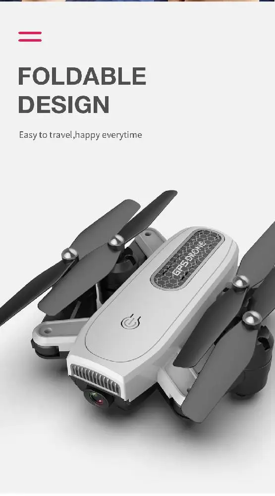 Квадрокоптер GloryStar ZD8 Радиоуправляемый с GPS Wi Fi камерой 4K 1080P|Радиоуправляемые