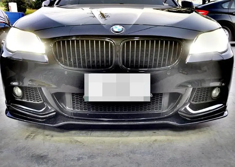 E Тип переднего спойлера из настоящего углеродного волокна для BMW F10 F11 5-SERIES 528i 535i