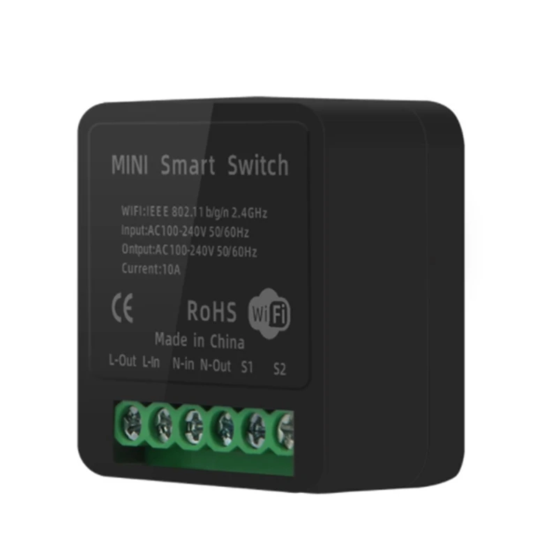 Tuya Smart Switch On-Off Device Wifi Mini Diy Alexa Remote Control For Use With Google Home | Электроника