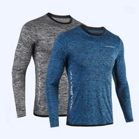2021 new running shirt mens rashgard long sleeve gym shirt sportswear compression dry fit shirts for men fitness sport t shirts
