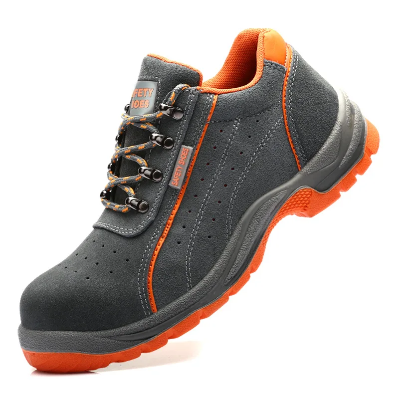 

Labor Insurance 2020 Men's Steel Toe Anti-Smash Safety Shoes Non-Slip Welded Tendon Work Boots