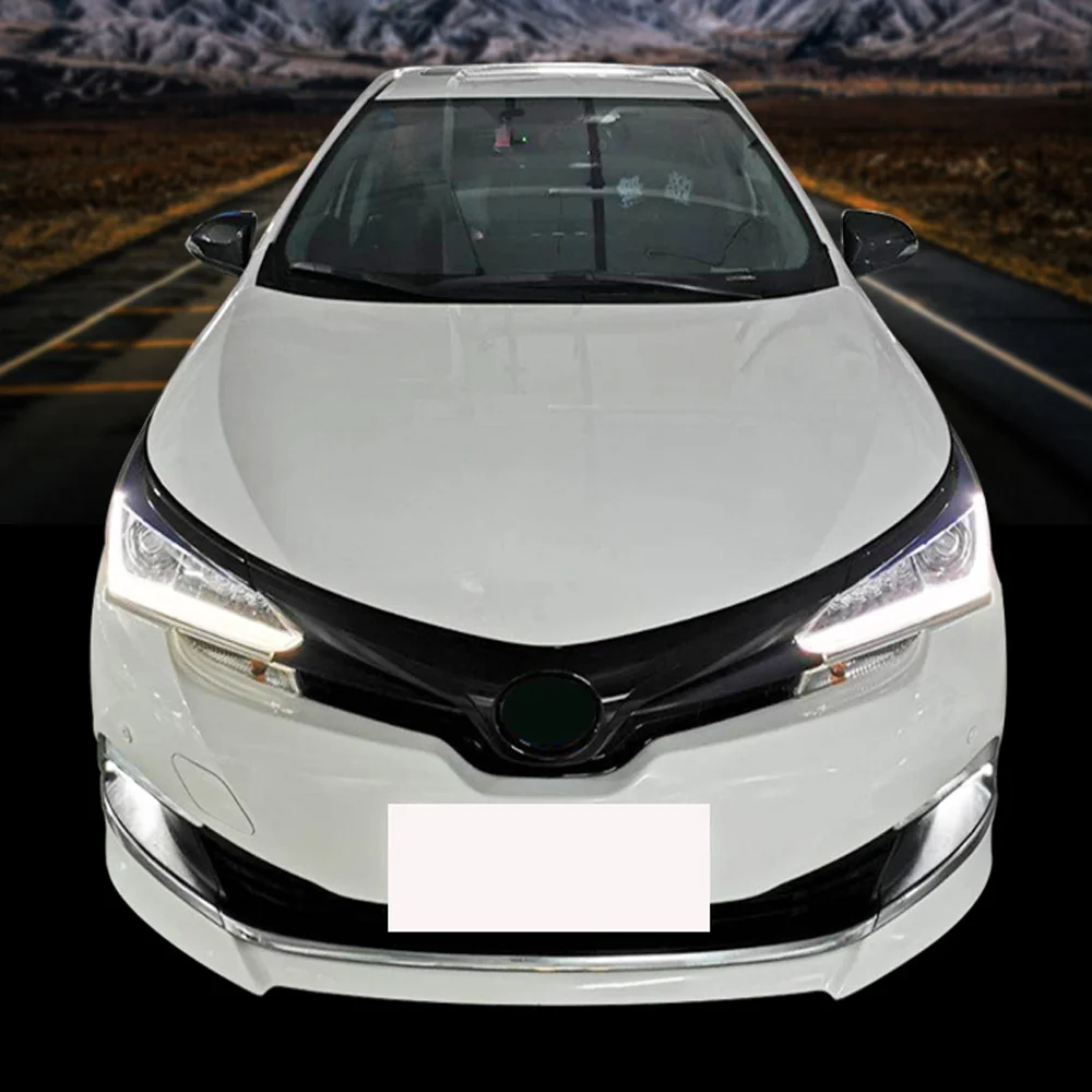 

Black Racing Grills Car Front Bumper Grille Grill For Toyota Corolla