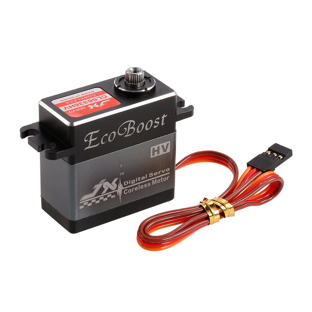 JX CLS6336HV 6.0V-7.4V 0.11sec/60 Digital Metal Gear Coreless Motor Servo 35.6kg Torque Aluminums Case for 1/8 RC Car | Игрушки и хобби