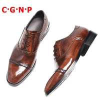 c%c2%b7g%c2%b7n%c2%b7p goodyear british style full brogue oxford shoes men luxury patina genuine calf leather formal shoes lace up dress shoe