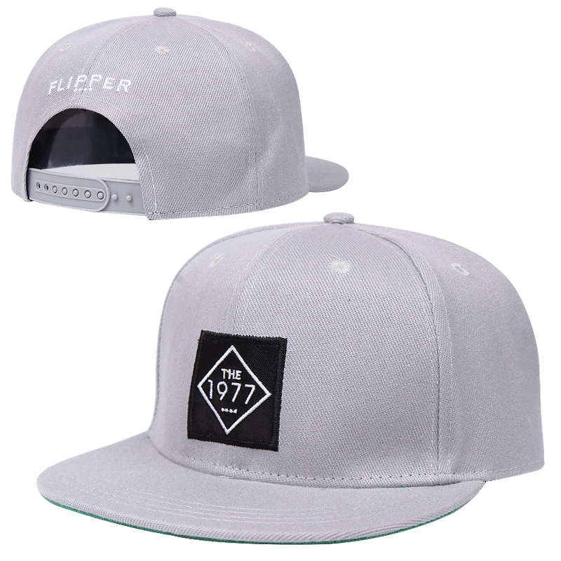 

1977 Labeling couple Men's Basketball Caps cotton Hip Hop cap snapback cap Adjustable flat brim hat Summer breathable sun hat