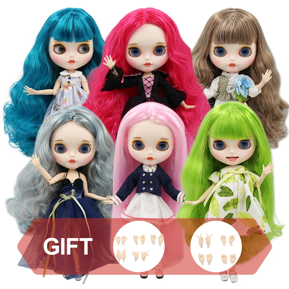 Ледяной DBS Blyth кукольные шарнирное тело матовая лицевая сторона с handAB или большая