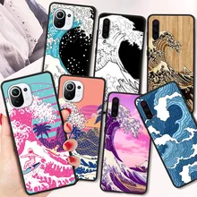 Japanese Style Art Japan Fundas Shockproof Case For Xiaomi Poco X3 NFC M3 Pro Cover For Redmi 9T 11 Note 10 10T Lite 5G Shell