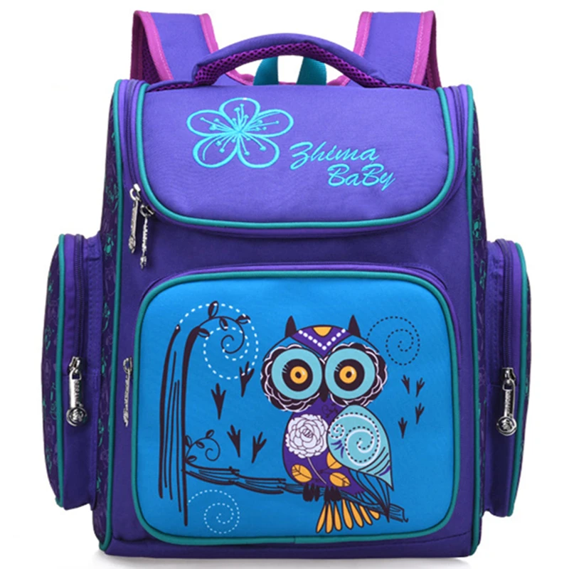 Водонепроницаемая школьная сумка для мальчиков и девочек милый мультяшный