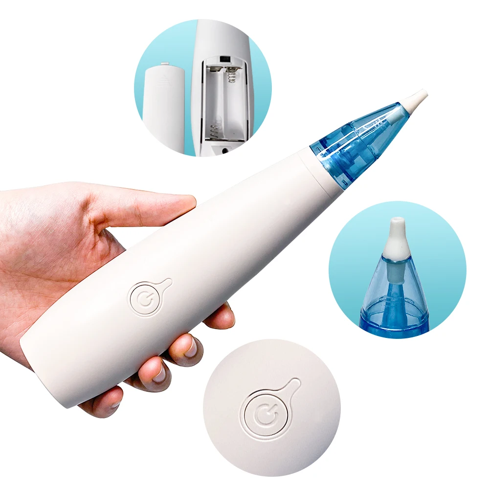 

Baby Nasal Aspirator Electric Nose Sucker Toddler & Infants Portable Nose Cleaner Mucus Remover For Baby 2 Adjustment