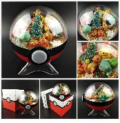 Многоцветный конструктор Покемон Pet pokebolas фигурка Пикачу чармандер, Сквиртл Charizard мяч с монстрами для подарка на день рождения