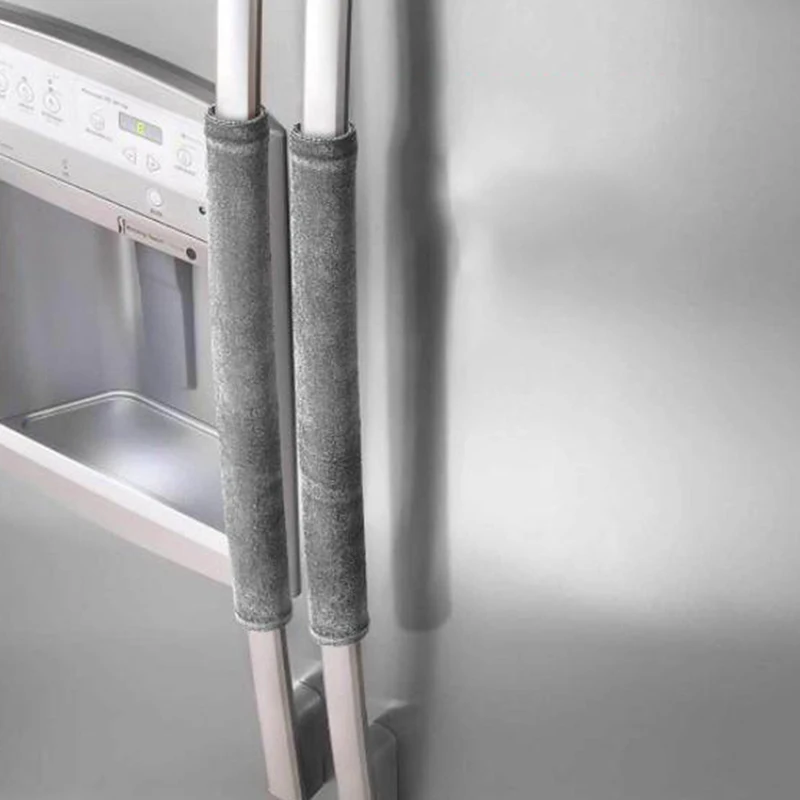 

2Pcs Refrigerator Door Handle Cover Kitchen Appliance Decor Handles Antiskid Protector Gloves Fridge Oven Keep off Fingerprints
