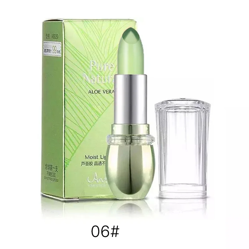 Алоэ Вера Желе Помада изменение температуры цвет увлажняющий антипригарная