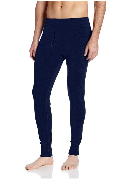 Осень зима 2019 мужские подштанники из 100% мериносовой шерсти теплые мягкие