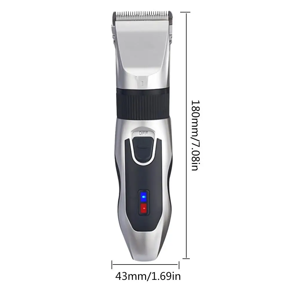 

Professional Pet Hair Trimmer Portable USB Rechargeable Electrical Hair Clipper for Dog Cat Durable Pet Grooming Haircut Machine