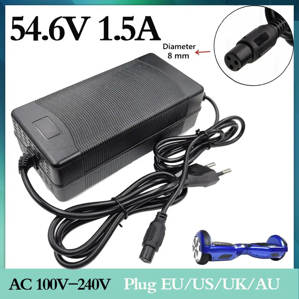 54 6 V 1.5A зарядное устройство может для 48V литиевая батарея 13 serise | Спорт и