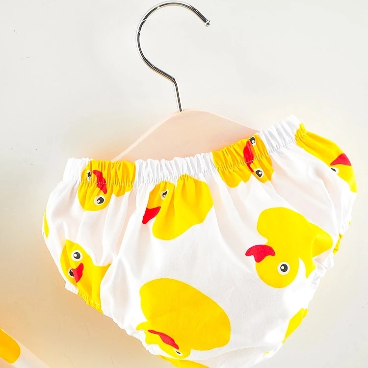 

Baby Clothes Duck Summer Sleeveless Suspender Top Bottom Shorts Newborn Baby Girl Clothes Set in Bulk Cute Clothing Sets Support