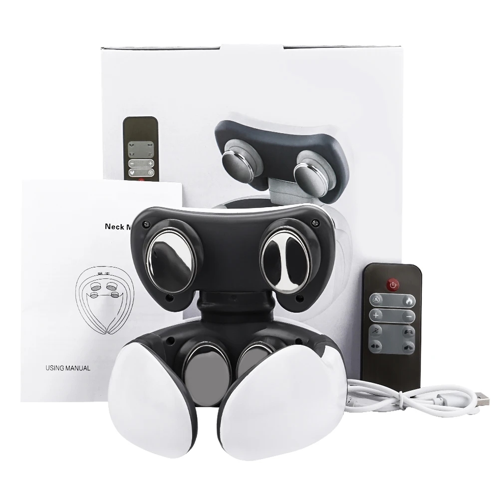 

Smart 4D Magnetic Pulse Vibration Shoulder Neck Massager for Neck Pain Relief Health Care Back Cervical Massage Physiotherapy