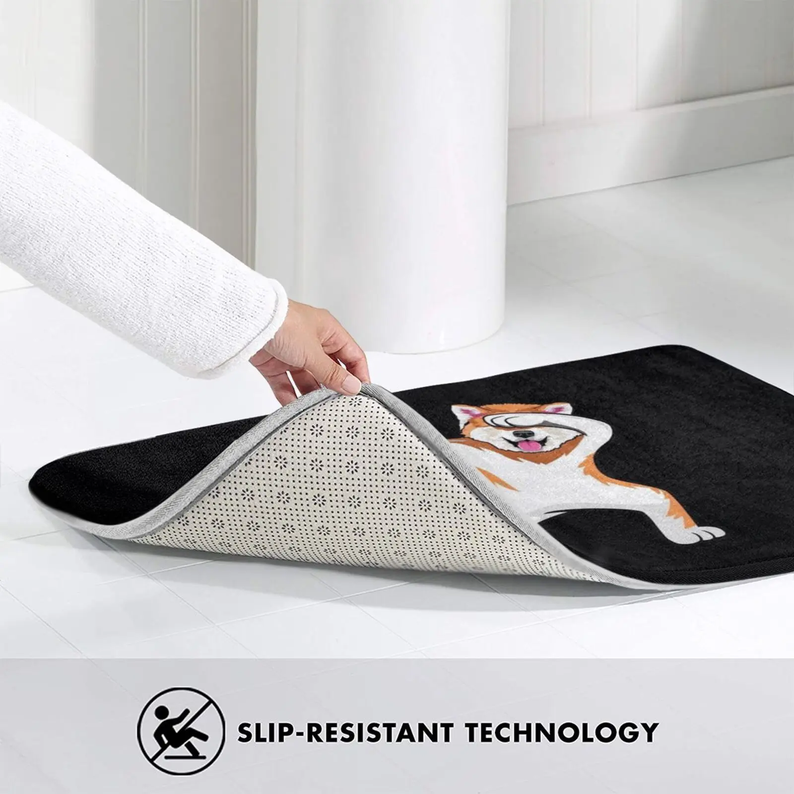 Забавный ковер Bdaz Dabbing Akita с смешным юмором коврик подушка мягкий для собак Inu