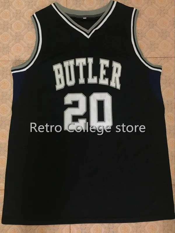 

20 Gordon Hayward Butler Bulldogs Basketball Jersey College Throwback Stitched Jerseys Shirt Custom any Number ,Name and Size