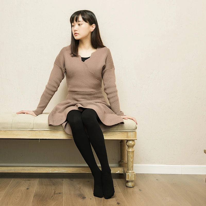 Новинка 2020 зимние теплые колготки с высокой эластичной талией хлопковые толстые