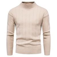 2020 mens wool sweater male half turtleneck pullovers winter solid casual bottoming shirt men brand clothing sweaters