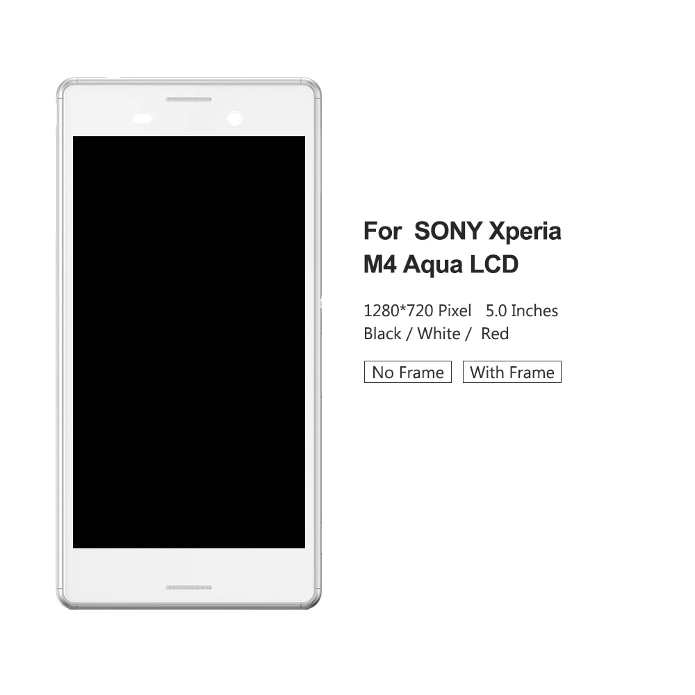 5.0'' Original LCD For SONY Xperia M4 Aqua Display E2303 E2306 E2353 E2312 E2333 E2363 Touch Screen Digitizer free shipping |